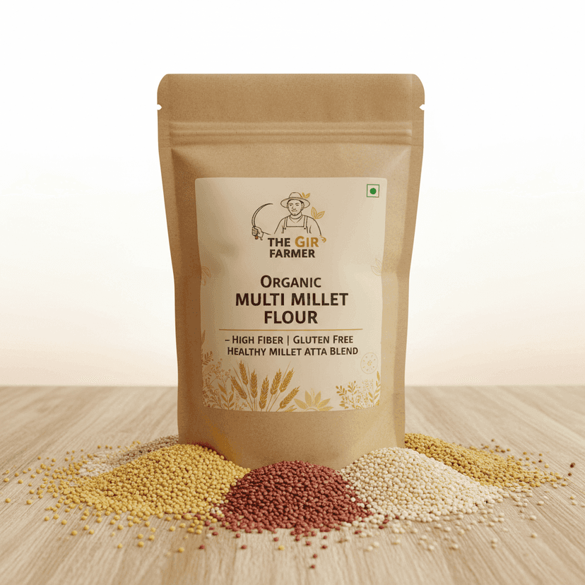 Organic Multi Millet Flour | High Fiber Gluten Free Healthy Millet Atta Blend