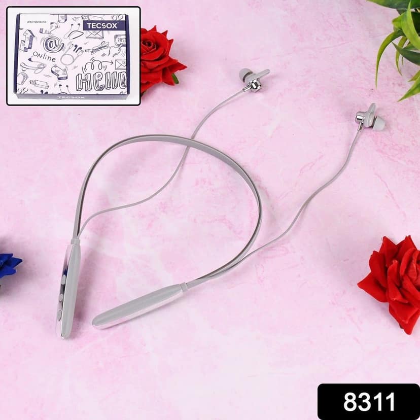 Magnetic ON- OFF Earbuds Neckband Bluetooth (1 Pc / With Color Box & Zipper Plastic Bag) view 2