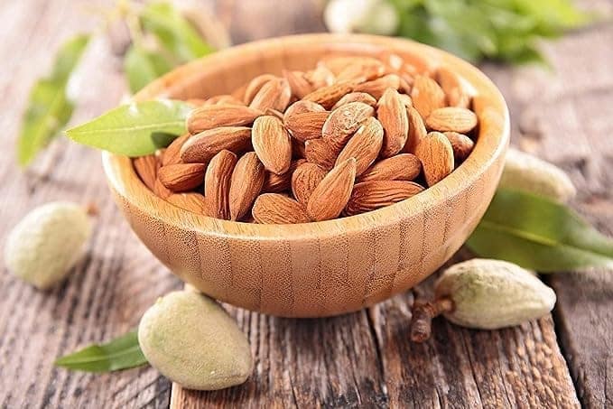 Bazana 100% California Raw Almonds 205gx2 | High Fiber & Immune Boosting | Gluten-Free & Skin-Nourishing | Antioxidant Rich, Energy-Boosting, Heart-Healthy Snack | Ideal for Recipes, Brown view 2