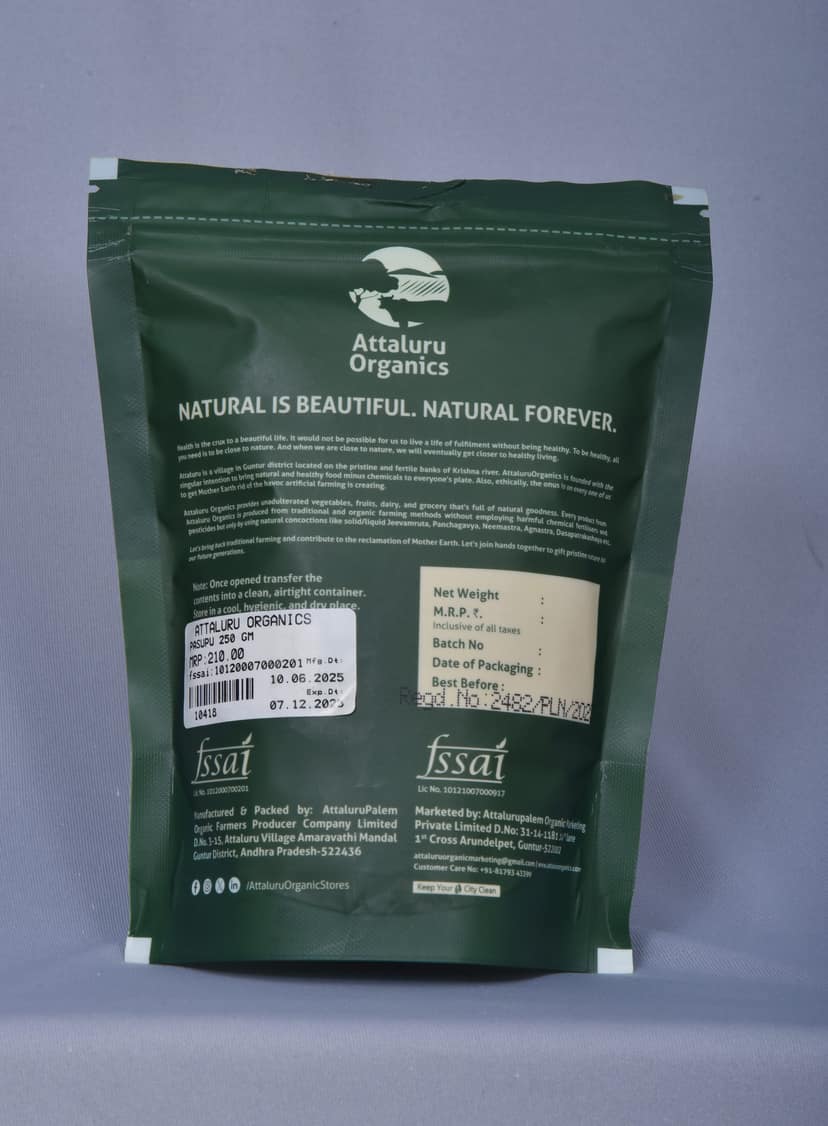 Attaluru Organics Turmeric Powder view 2