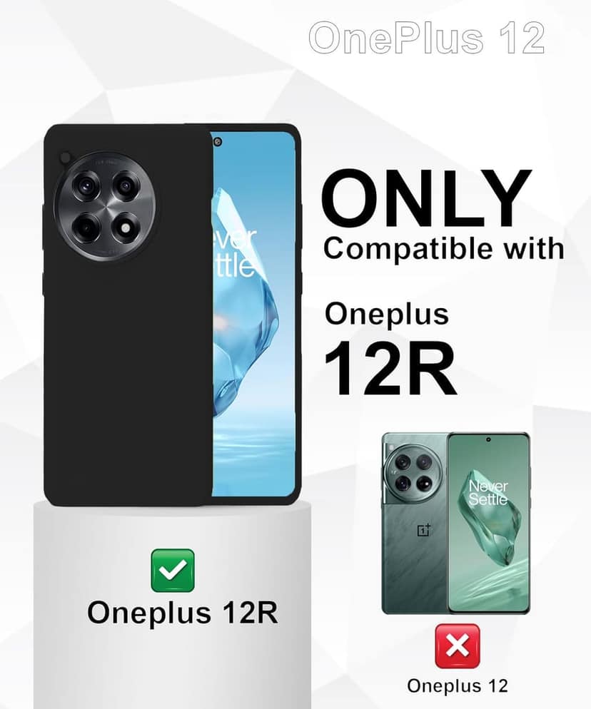 LIRAMARK Liquid Silicone Soft Back Cover Case for OnePlus 12 5G view 2