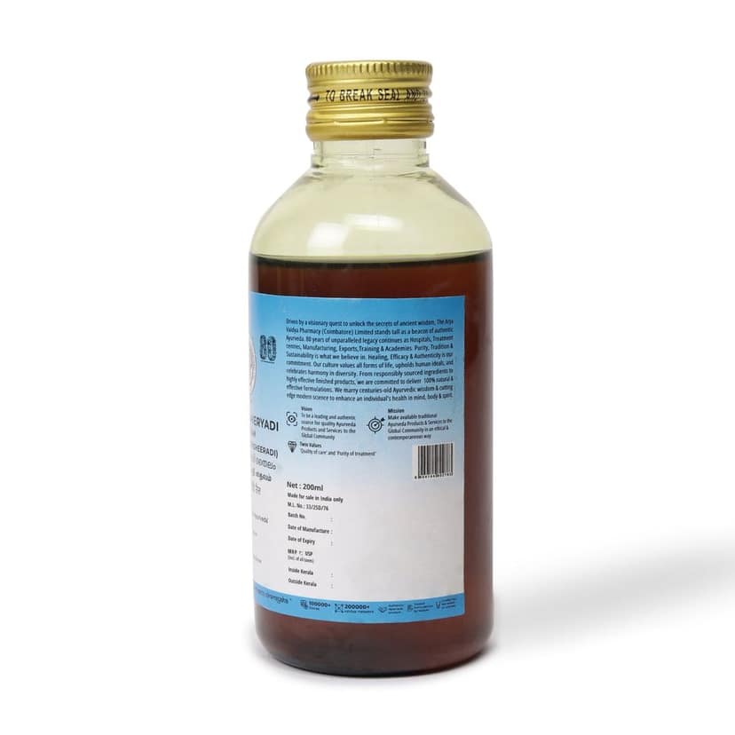 Parinatha Keryadi Thailam (Parinathakeri Ksheeradi Thailam) 200 ML view 2