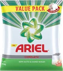 Ariel Complete Detergent Washing Powder - Value Pack, 4 Kg