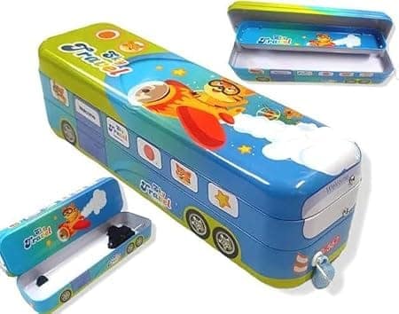Space Themed Tin Pencil Box view 2