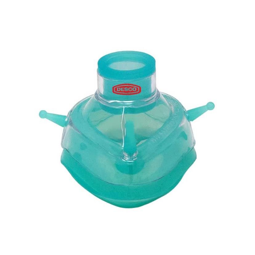 DESCO Resuscitator Silicone Face Mask/CPR Face Masks for Adult (Size 3) view 2