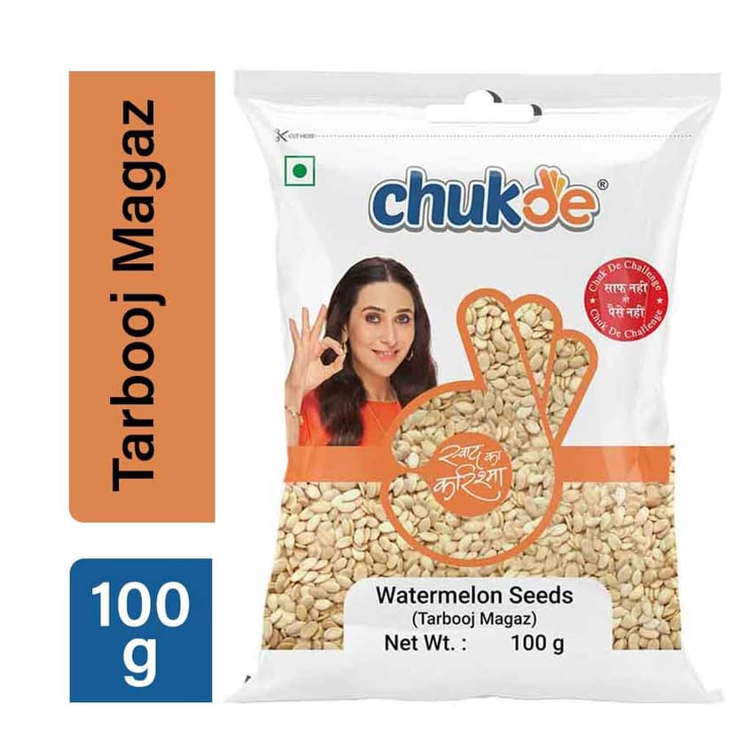Chukde Spices Tarbooj Magaz Beej (Watermelon Seeds) 100g pack of 3 view 2