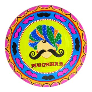 Pop Art on Round MDF DIY Kit by Penkraft
