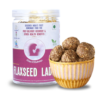 Maa Mitahara -- Flax Seeds Laddu | Delicious Healthy Energy Laddoo | Sugar Free | Extremely Beneficial in Joint Pain | 100% Natural | Vegan | Gluten-Free | No added Sugar- 500 gm