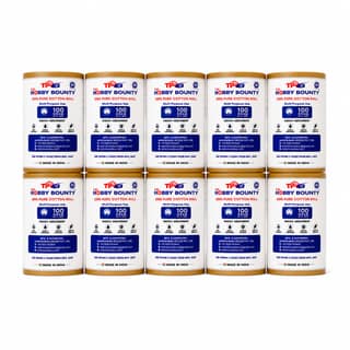 THB Pure Cotton Roll (100gm) for Baby Care, Makeup Remover cotton Pads, cometic & Skincare Use, cotton Facial Cleansing Wipes for Parlor, Soft cotton for cleaning Wound's | Medical Use (Pack of 10)