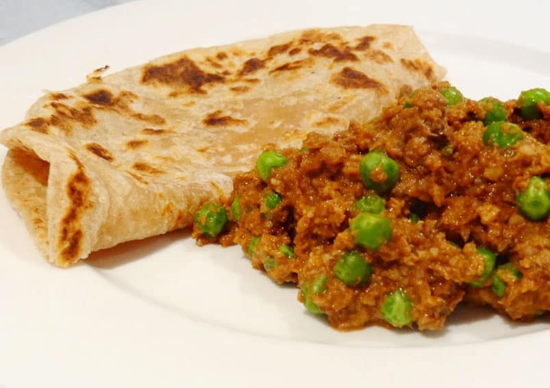 Mutton keema matar combo