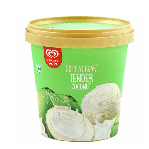 Kwality walls Soft At Heart Tender Coconut Ice Cream 500 Ml Tub