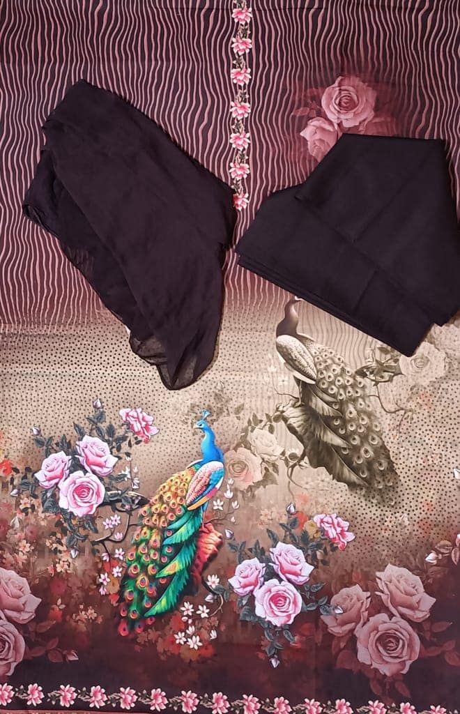 Muslin Dress Material (Unstitched Salwar Suit) view 2