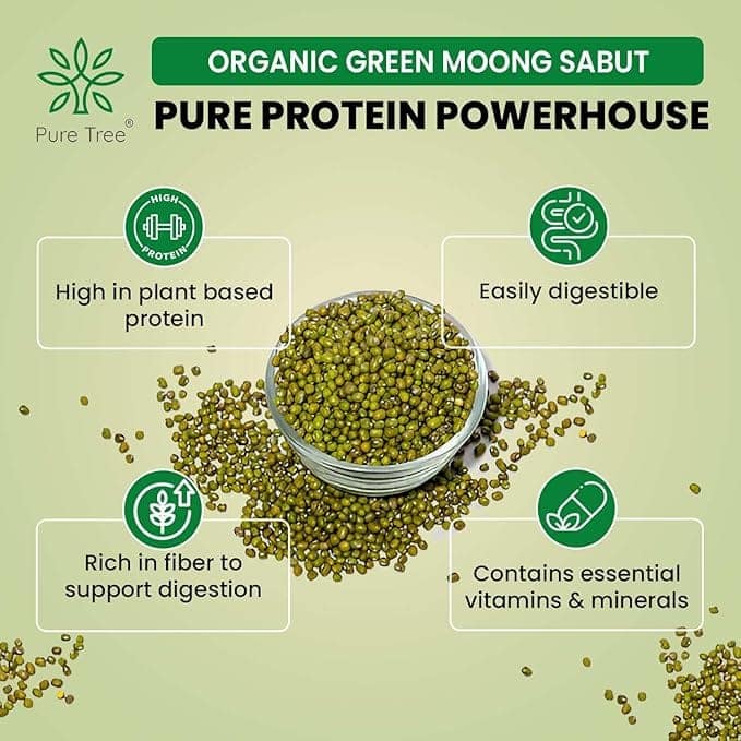 Premium Quality Whole Green gram (Moong Dal) - Natural & Nutritious view 2