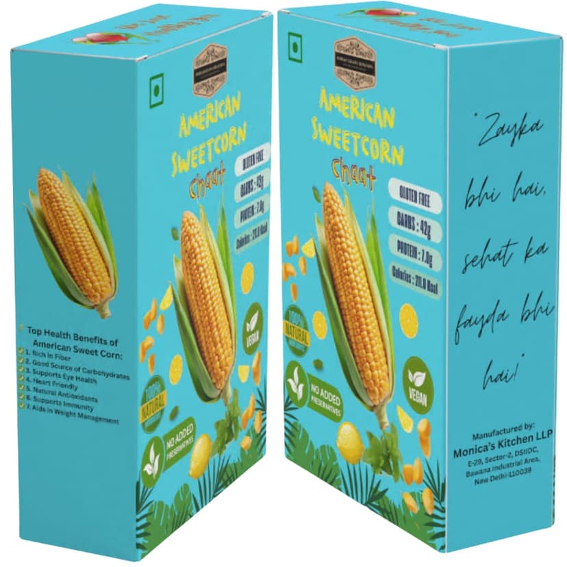 American Sweet Corn Chaat 200gm+200gm | No Added Preservatives