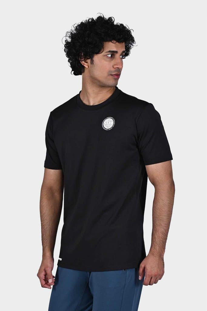 Black AH Pro Crew Neck