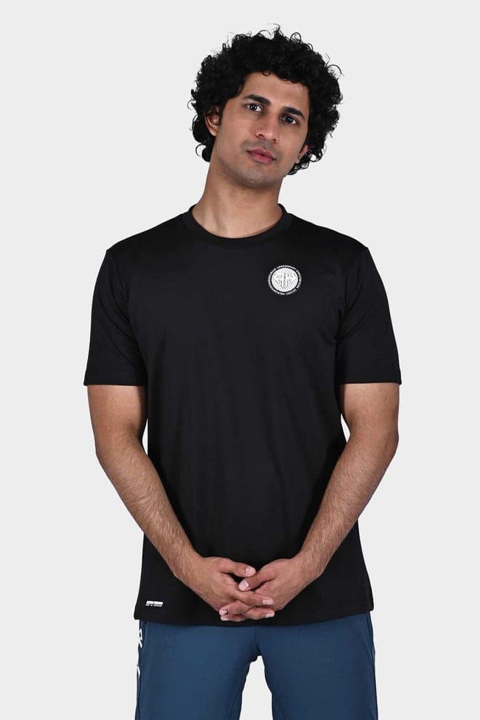 Black AH Pro Crew Neck view 2