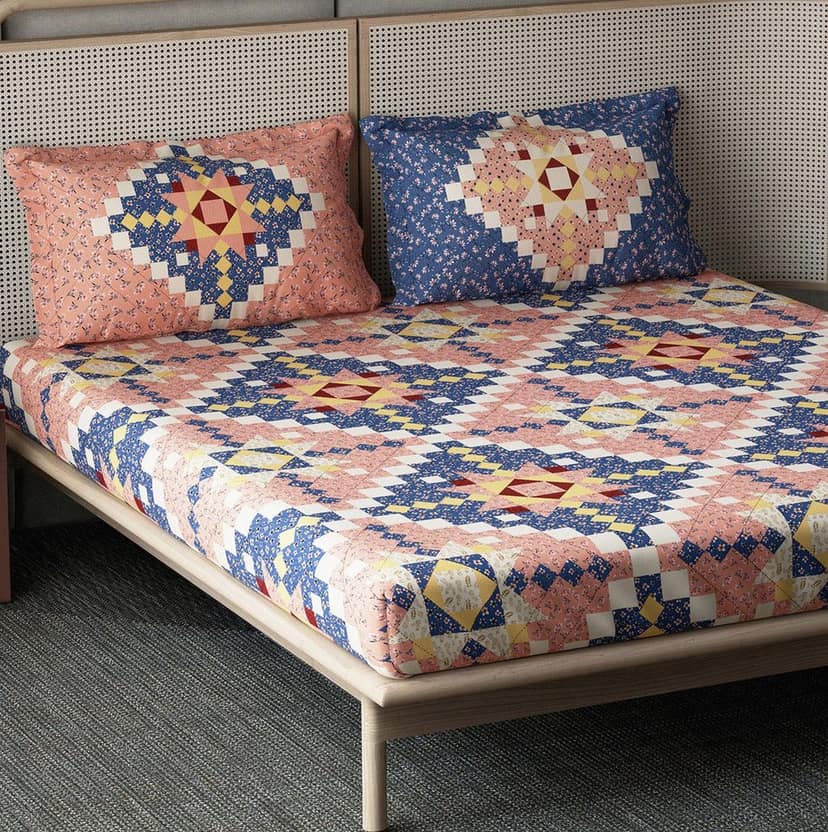 DDECOR - Countryside Collection 100% Cotton Global Ethnic Pattern 136TC Super King Dohar |274 CM X 274 CM|Orange view 2