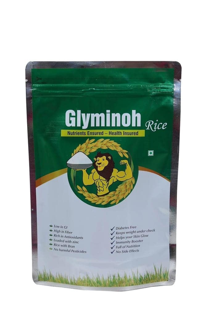 Glyminoh Low Glycemic Formula 5 Kg | Sugar Control | Fibre + Zinc Enriched | Diabetic Friendly Daily Nutrition | Chemical-Free & Natural