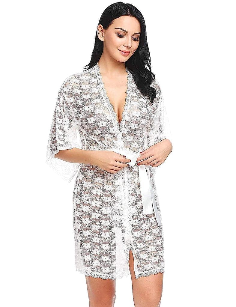 Women Plus Size Sleepwear Set Sexy Lingerie Transparent Lace Exotic Babydoll Underwear Sleepwear Comfortable Gown M-7XL