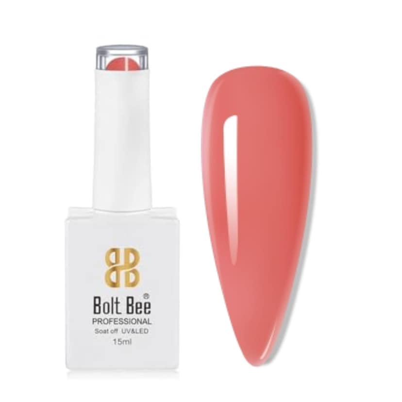 Bolt Bee Jelly Red Color Gel Nail Polish Soak Off UV Gel DIY at Home Manicure Salon Nail Art (114, 15ml) Bolt Bee Jelly Red Color Gel Nail Polish Soak Off UV Gel DIY at Home Manicure Salon Nail Art (114, 15ml) - 114 / 15 ml (Pack of 1)