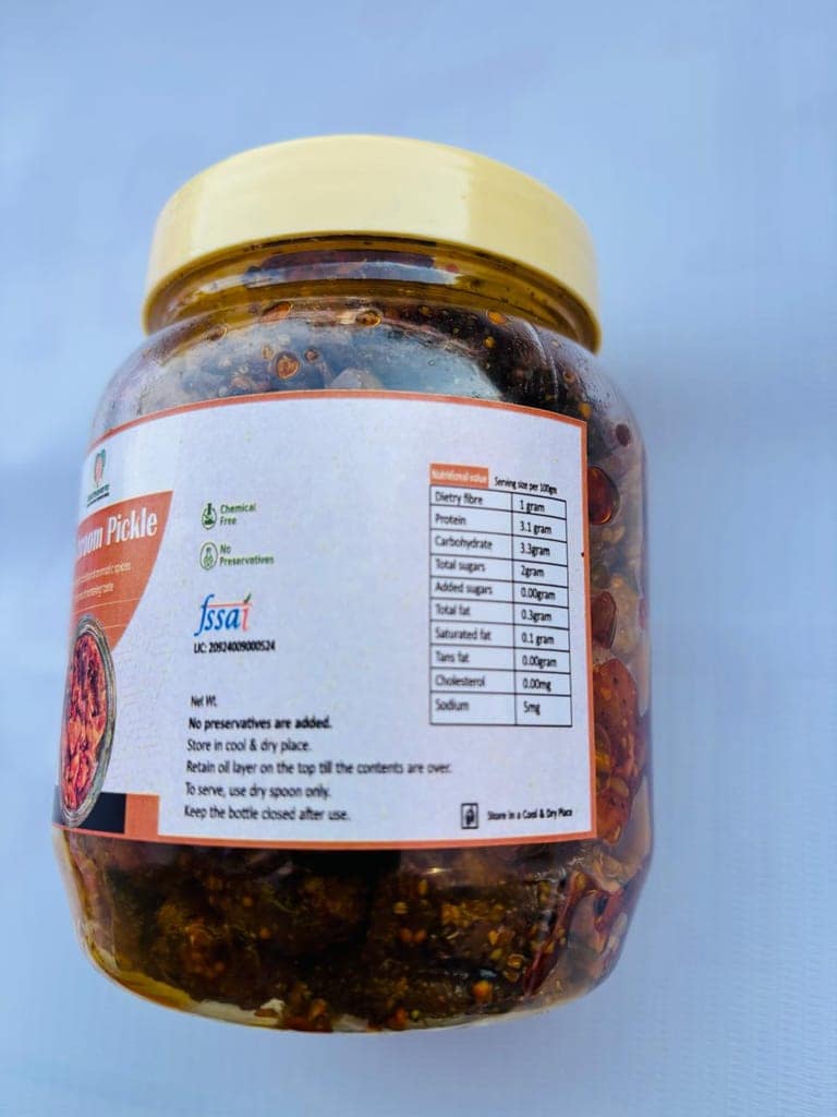 Mushroom pickle view 2
