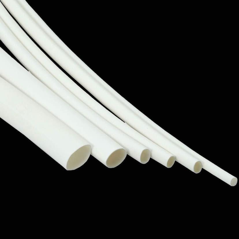 Heat Shrink Wrapping Tube 12mm Repair Mobile Phone Charger Cables, Head Set Wires, Electrical Cables (White) view 2