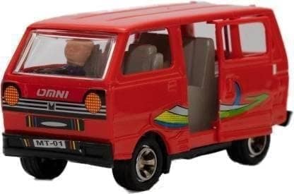 Pull Back Plastic Famous Van Toy Car for Kids with Openable Door Feature|Miniature Scaled Models Toy for Kids Fun (Pack of 1, Multicolor) view 2