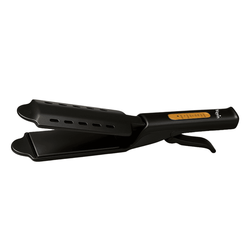 Ktein Curling & Straightening Iron with 4 Gears & Ceramic Ultra Tourmaline Plates – Easy-to-Use Hair Iron for Daily Styling, Travel & Special Occasions