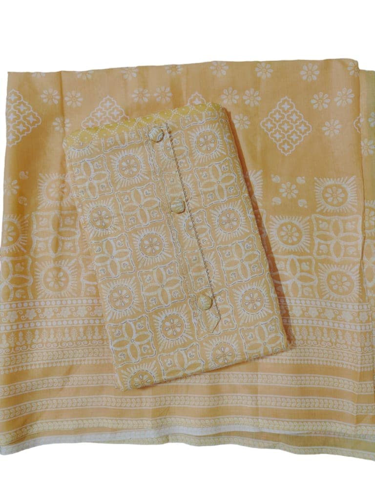 Women's Cotton Dress Material (Unstitched Salwar Suit) view 2