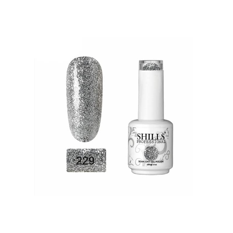 Shills Professional Uv/Led Soak Off Gel Polish (Gel Nail Polish) Glossy Finish Nail Polish Color Shade 229, 15 Ml Shills Professional Uv/Led Soak Off Gel Polish (Gel Nail Polish) Glossy Finish Nail Polish Color Shade 229, 15 Ml - UV-NAIL-POLISH-SHADE-229