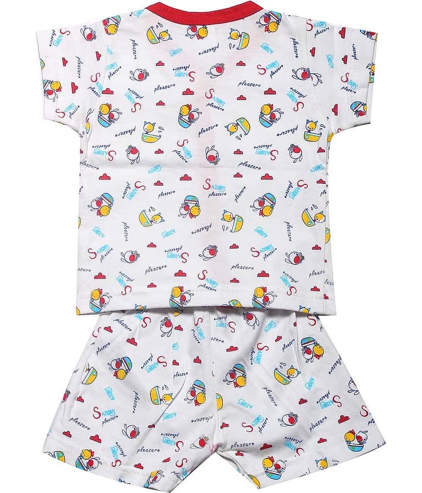 INFANT Unisex for Baby 100% Cotton T Shirts & Shorts ( Multi ) view 2
