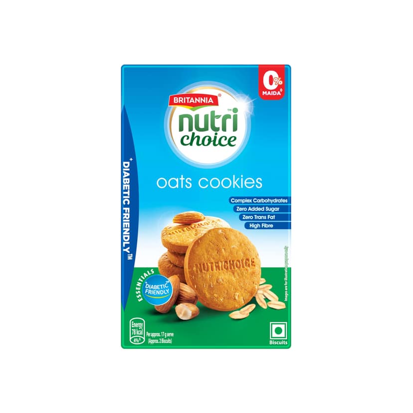 Britannia Nutri Choice Oats Cookies 150g