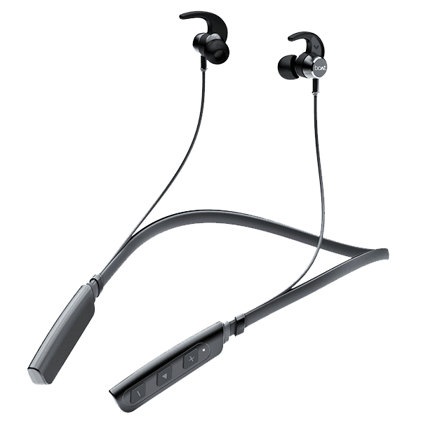 boAt Rockerz 235 V2 | Bluetooth Stereo Wireless Earphone with Up to 8 Hours of Uninterrupted Music, Fast Charging, IPX5 sweat and water resistance Grey