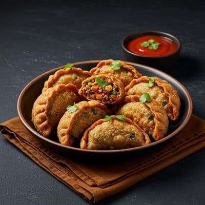 Ragi Veg Fried Momo