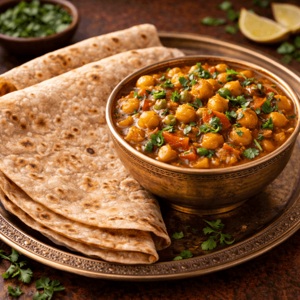 Chapathi - veg chole