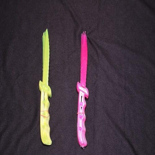 KAVALI Happy Birthday Cake Knives - Assorted Colors - Set of 5 view 2