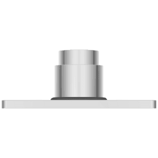 UPS-02 Exposed Part Kit Of Forged Metropole WC Flush Valve With Fitting Sleeve With Operating Lever, Square Wall Flange & Cartridge (Silver) view 2