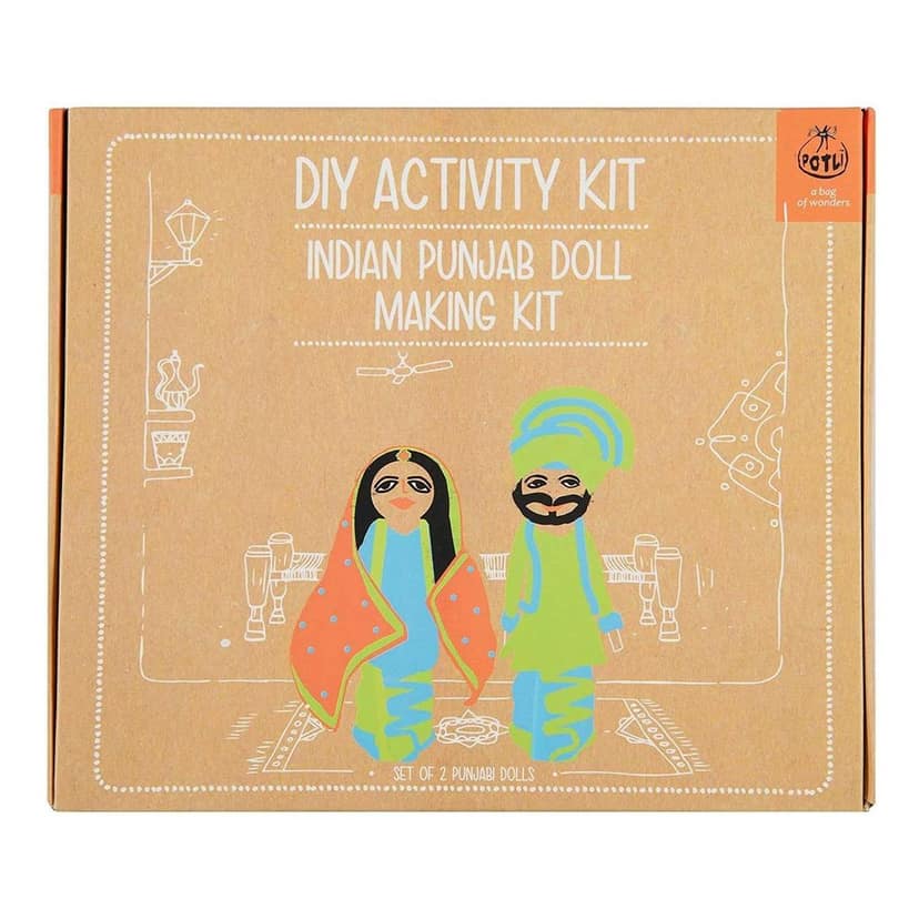 DIY Indian Doll making kit Punjab view 2