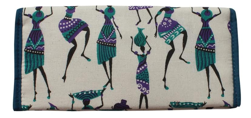 Mandhania Handcrafted Warli Print Women Wallet|Clutch|Ladies Purse Pack 2 view 2