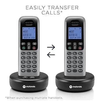 Motorola Voice T603 Digital Cordless Telephone 3 Handsets view 2