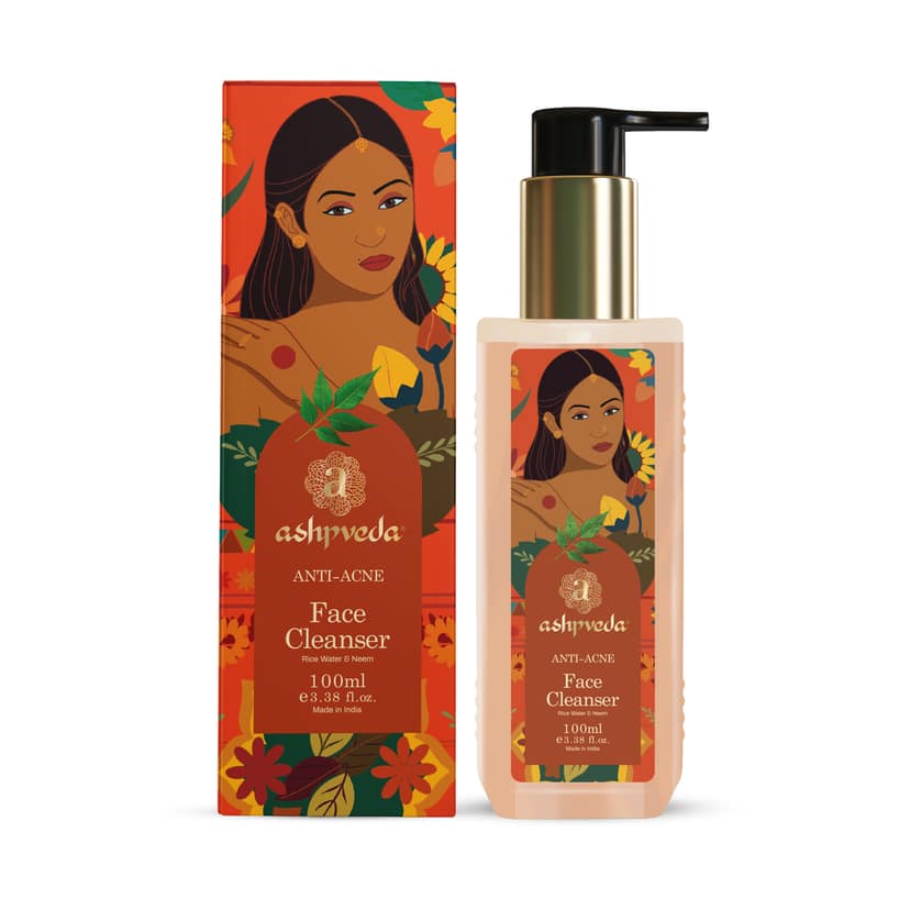 Ashpveda Anti-Acne Face Cleanser with Neem