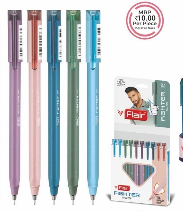 Flair Fighter Ballpen - Blue(10pcs) view 2