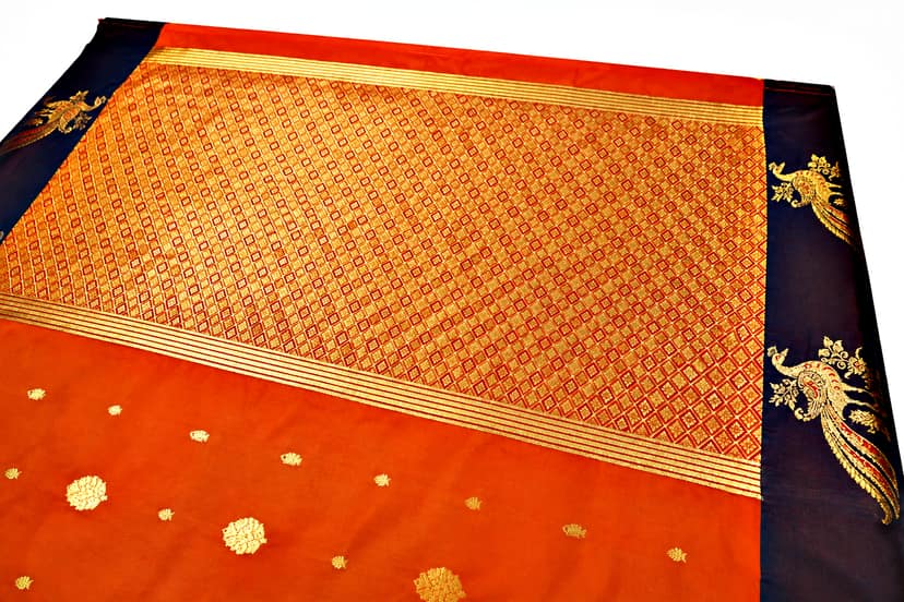 Elegant Silk Saree with Traditional Design and Smooth Rich Fabric view 2