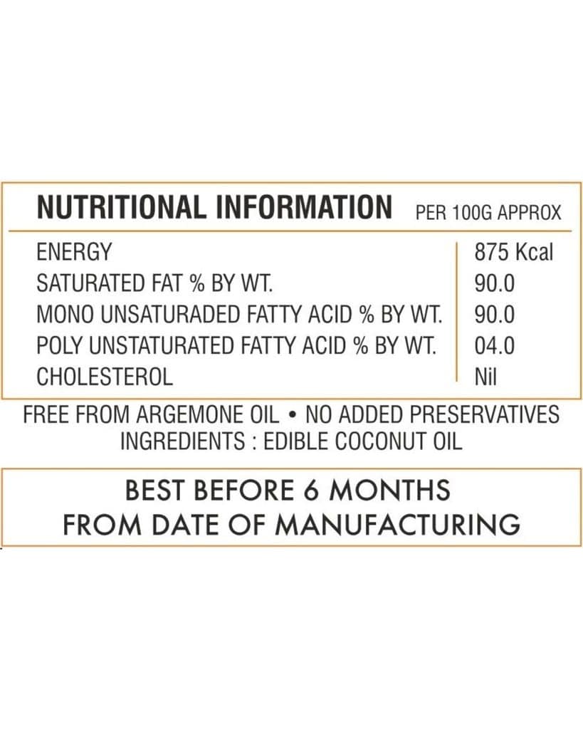 Kiran Coconut Oil Bottle 500ML view 2