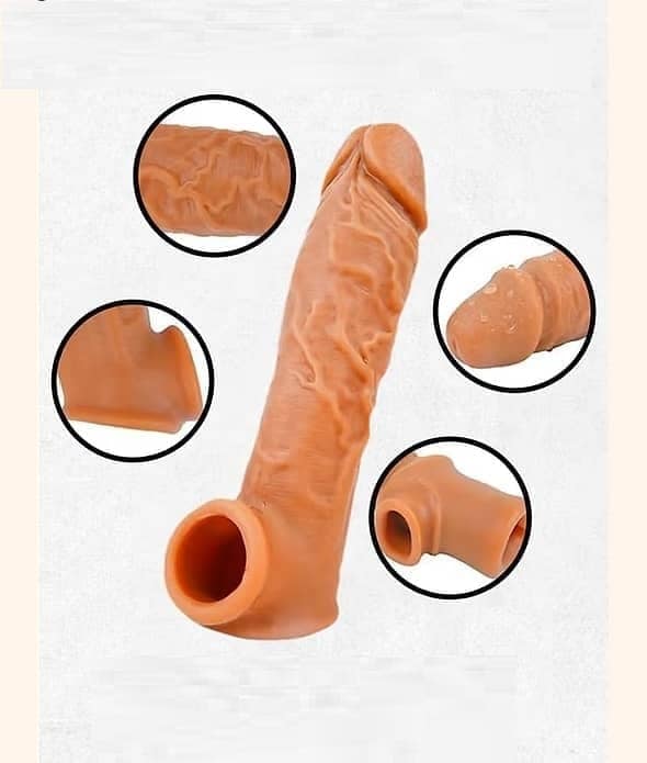 infinity love 6 inch Soft Silicon Men Reusable Dragon Condom With Extra Length And Girth Extension | Penis Sleeve For Men