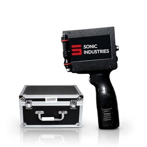 SONIC INDUSTRIES Metal Body Handheld Thermal Inkjet Printer for MRP, Batch No, MFG & EXP Date, Barcode, QR Code, Logo & Text Printing | Portable Date Coding Machine SONIC INDUSTRIES Metal Body Handheld Thermal Inkjet Printer for MRP, Batch No, MFG & EXP view 2