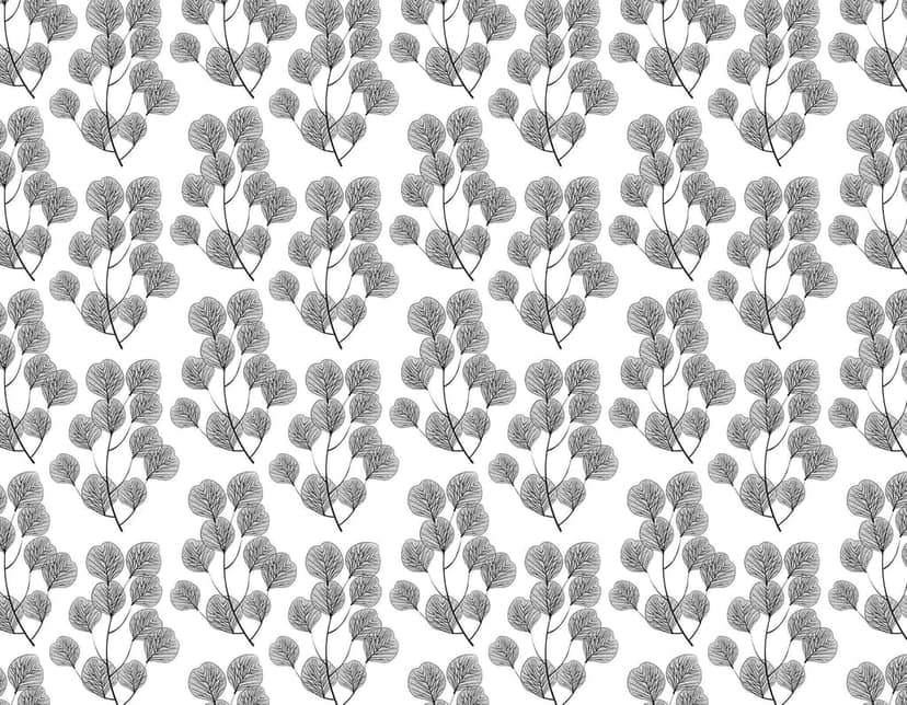 AIRWILL 100% Cotton Floral Pattern 8 Seater Rectangle Table Cover Sized, 56x95 inches (Black,White, Pack of 1) view 2