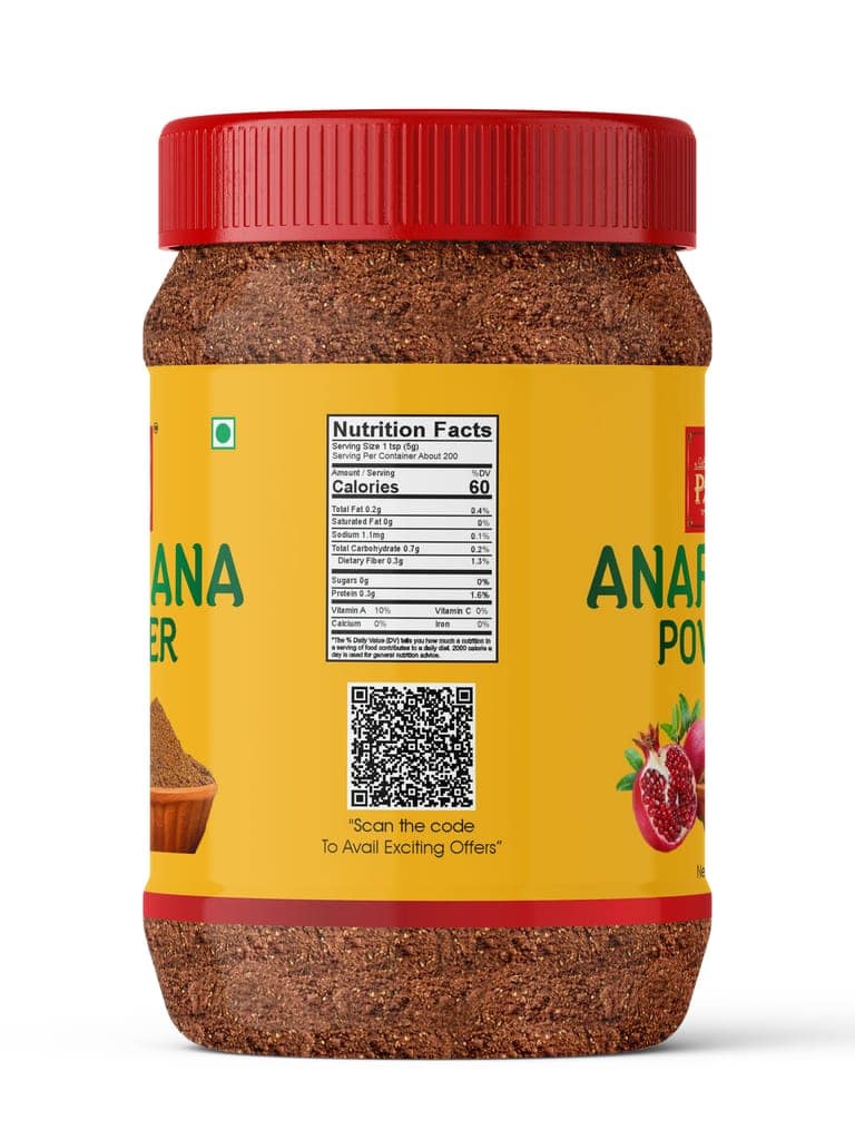 Pari Pure Anardana Powder | Dried Pomegranate Seed Powder | Peesa Anardana | (Pack of 1 x 1000g) view 2