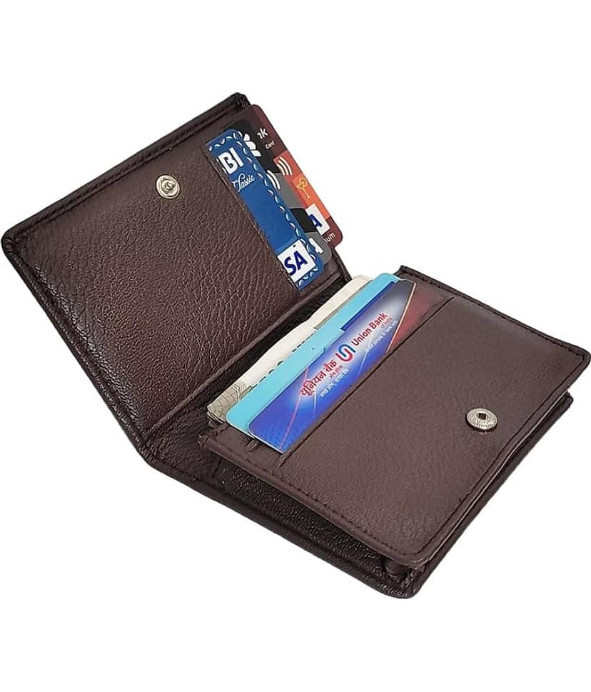 RAGE GAZE Brown Non Leather Credit/Debit Card Card Holder view 2