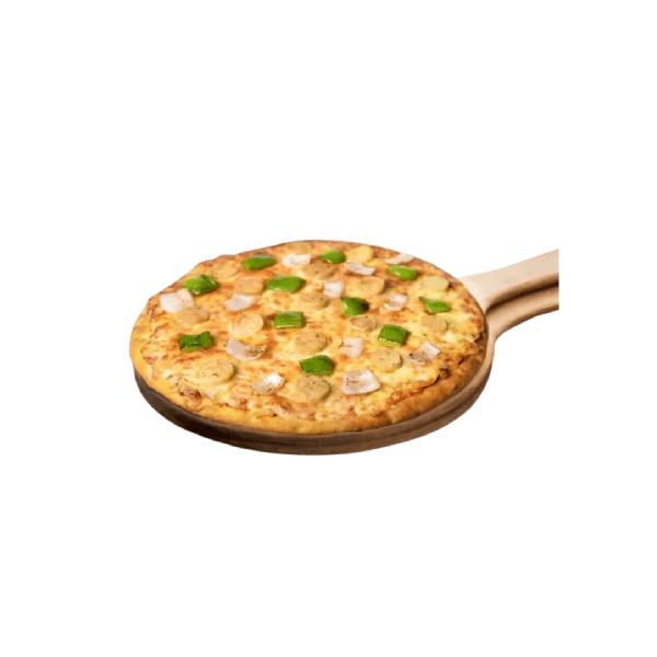 Chicken Sausage Pizza (Thin Crust (Medium 8 Inch)